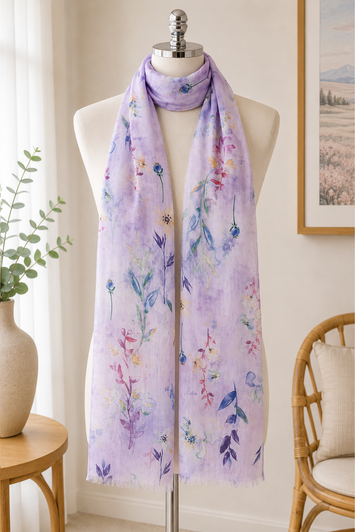 Spring Flowers Scarf