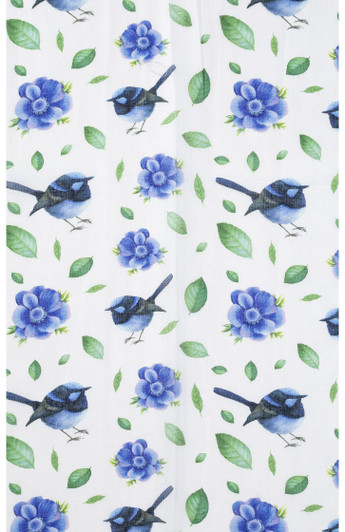 Blue Bird  of Happiness Scarf