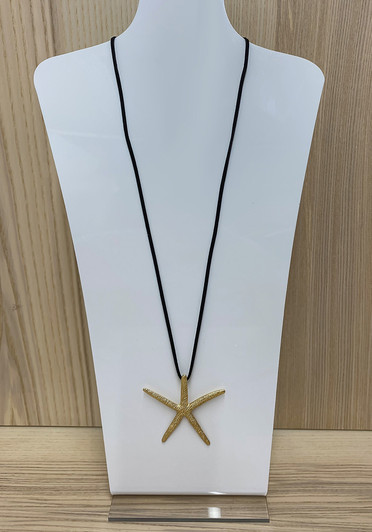Gold Starfish Necklace