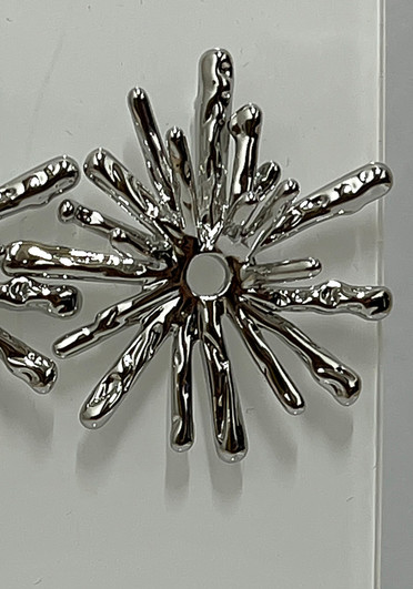 Silver Starburst Earrings From Curvaceous