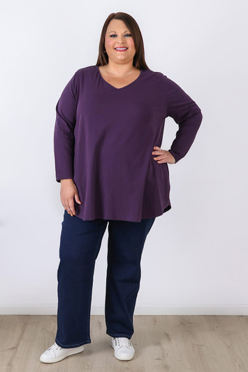 Plus Size Indigo Boot Leg Jeans 