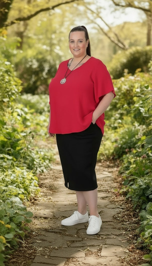 plus size black denim skirt 