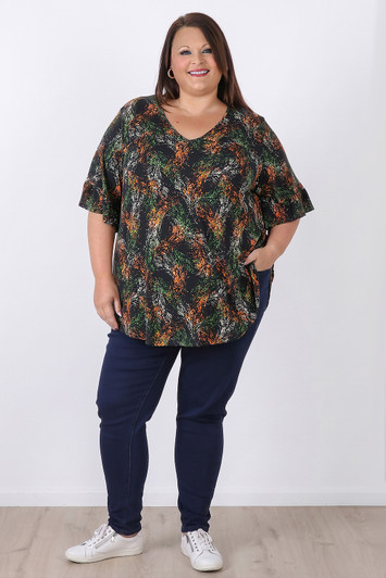 Plus Size Autumn Burst Top