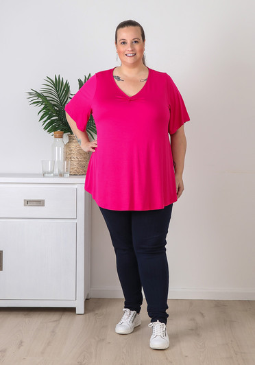 Plus Size Indigo Blue Jeggings With Pockets