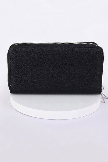 Black Double Zip Pocket Cross Body Bag