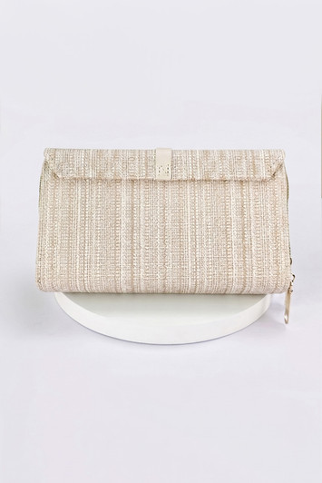 Beige Belted Cross Body Bag