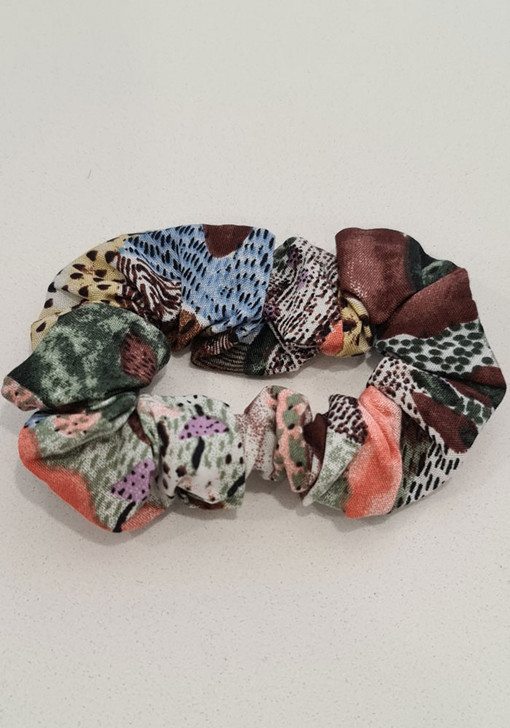 Abstract Print Scrunchie