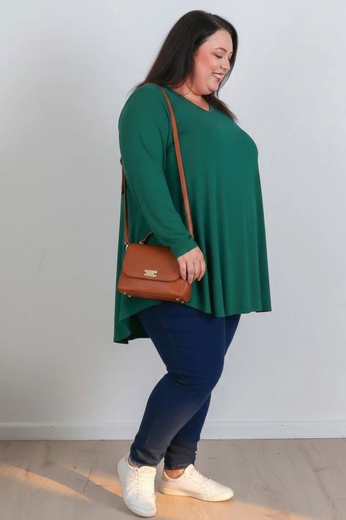 Green Fishtail Swing Top