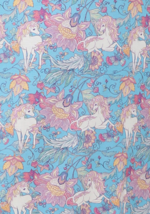 Unicorn in the Garden Blue Pyjamas