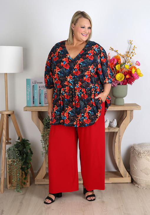 Plus Size Wide Leg Pant