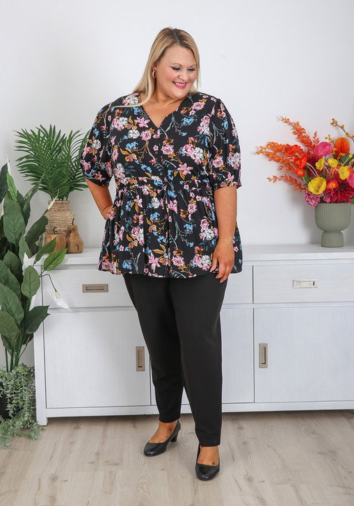 Plus Size Black Pant