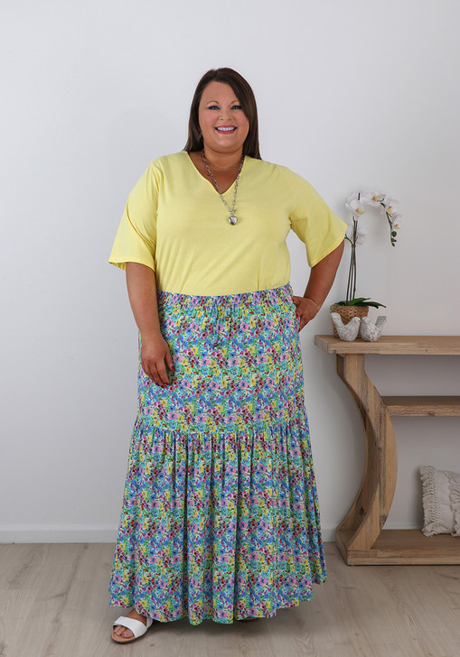 Summer Garden Tiered Skirt