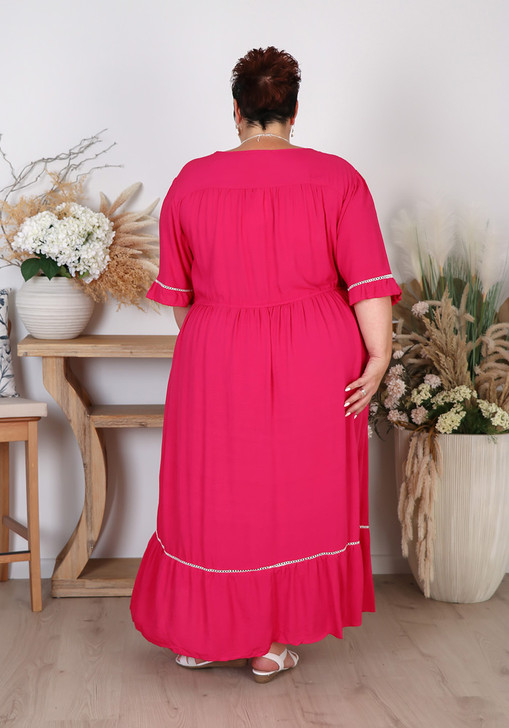 Plus Size Tie Waist Dress