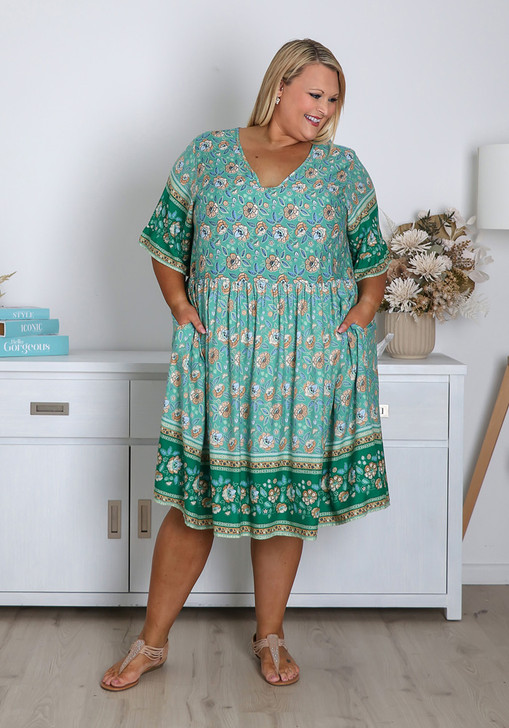 Plus Size Summer Boho Dress