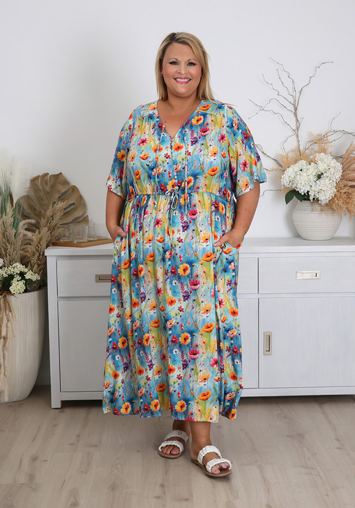 Poppy Meadow Maxi Dress