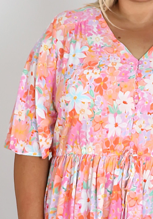 Plus Size Tie Waist Top