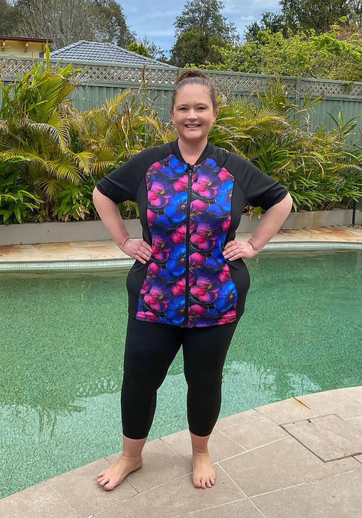 Plus Size Summer Swim Capri