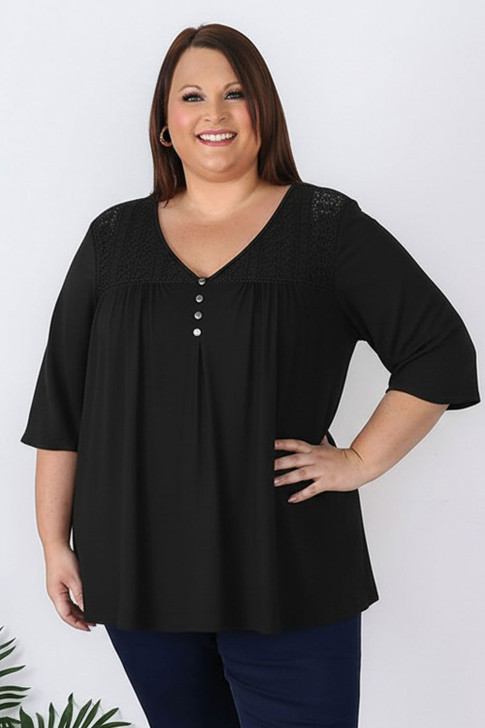 All Things Pretty In Black Top