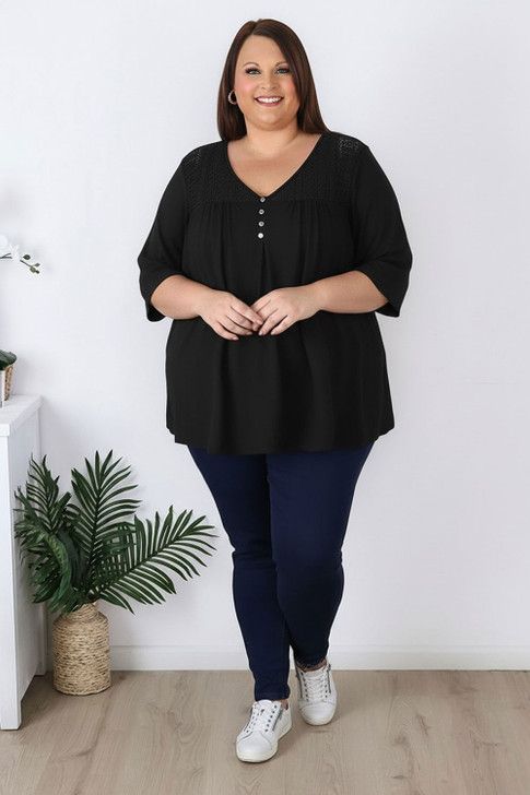 All Things Pretty In Black Top