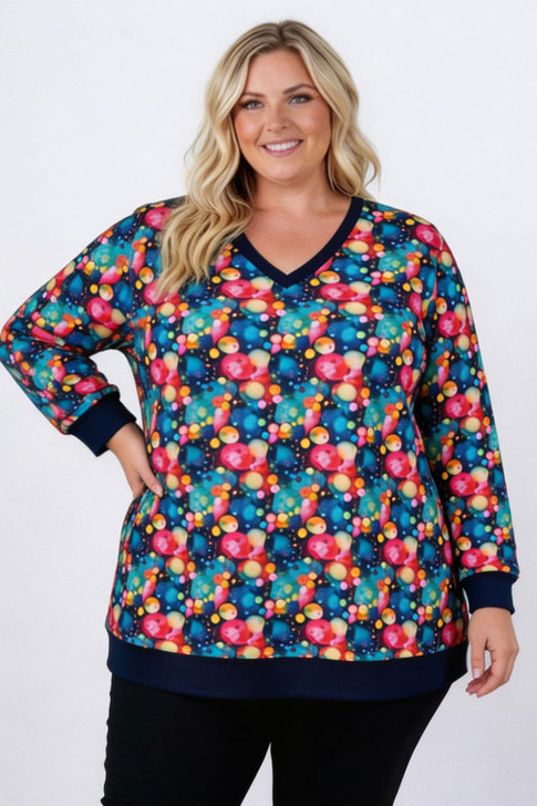 Bubbles Galore Cotton Stretch Jumper 