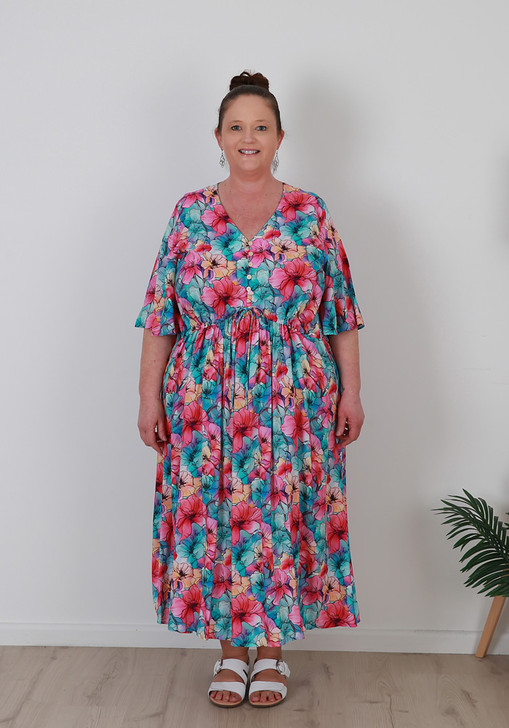 Peak Dress In Pretty Floral 