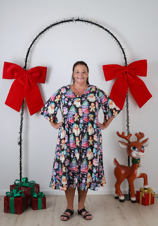 Plus Size Curvaceous Christmas Dress