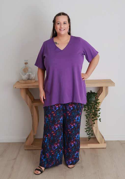 Summer Floaty Pant In Moonlit Floral