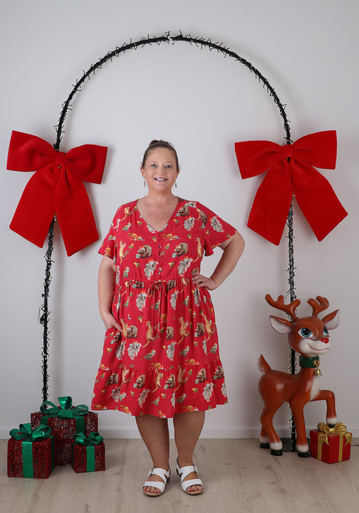 Plus Size Cute Aussie Christmas Dress