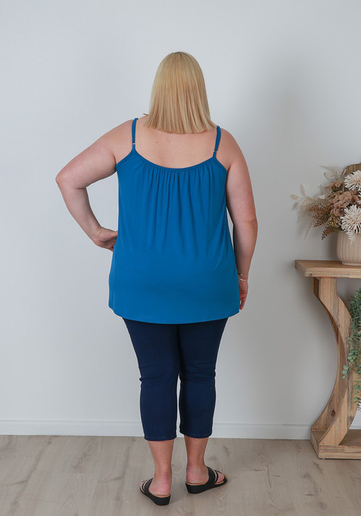 Plus Size Blue Summer Cami