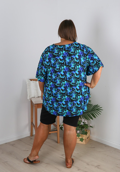 Plus Size Curvaceous Black Denim Shorts