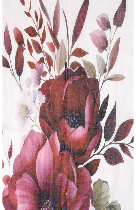 Beautiful Red Flower Scarf