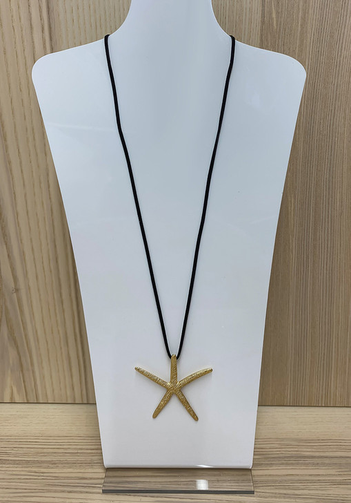 Gold Starfish Necklace