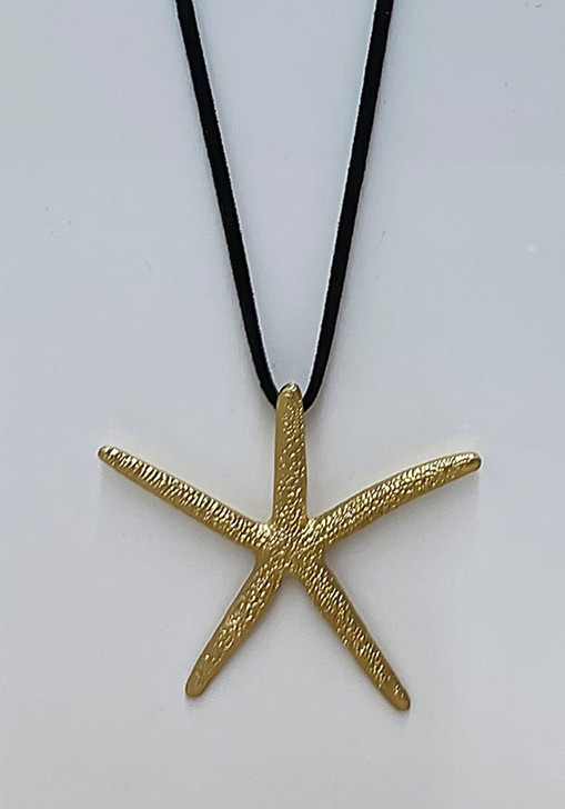 Gold Starfish Necklace