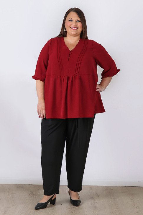 Plus Size Classic Black Dress Pants 