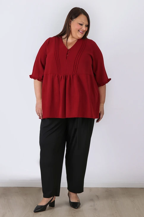 Plus Size Classic Black Dress Pants 