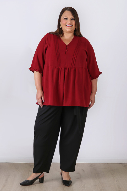 Plus Size Classic Black Dress Pants 