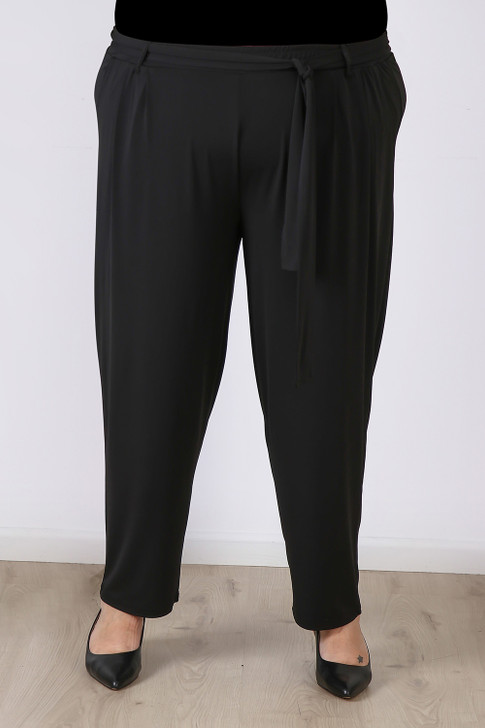 Plus Size Classic Black Dress Pants 