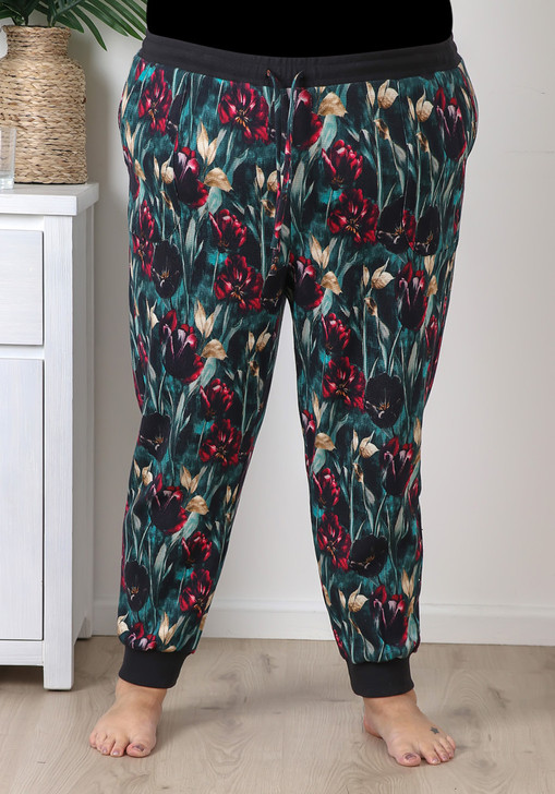 Plus Size Tulip Garden Stretch Cotton Waffle Pyjamas