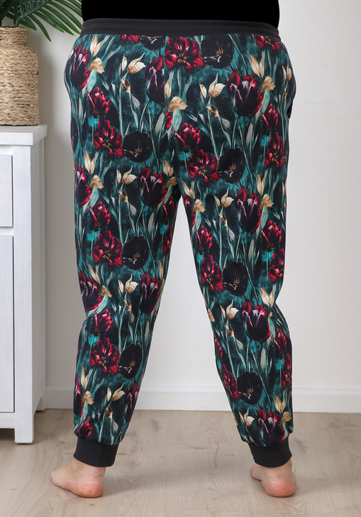 Plus Size Tulip Garden Stretch Cotton Waffle Pyjamas