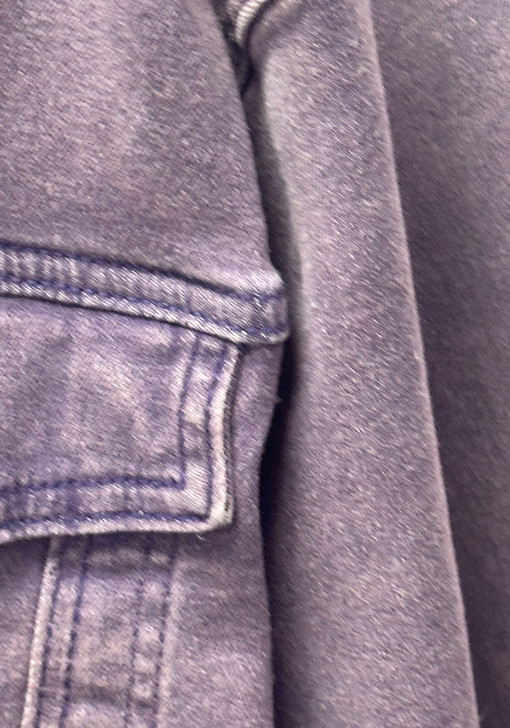 Your Go To Stretch Denim Jacket Mauve Wash