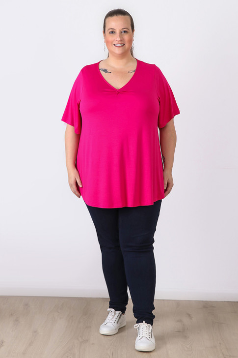 Plus Size Indigo Blue Jeggings With Pockets