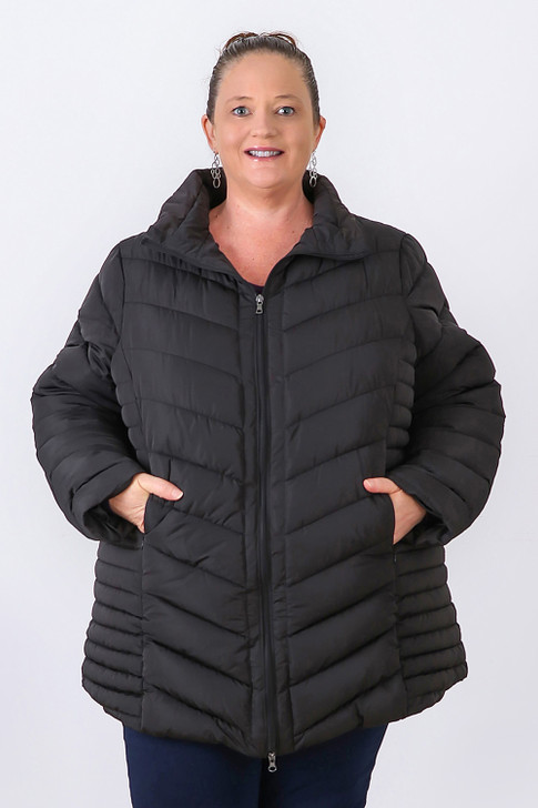 Black Quilted Jacket