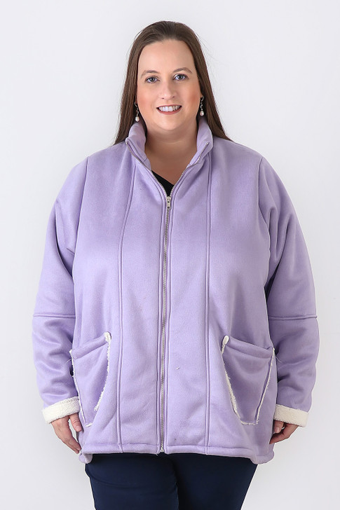Warm As Can Be Lilac Jacket
