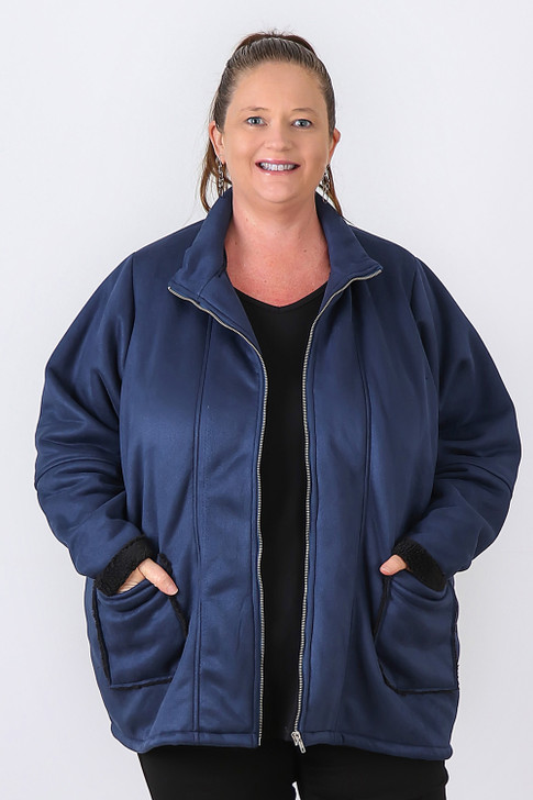 Warm As Can Be Blue Jacket 