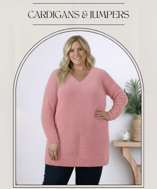 Plus Size cardigans jumper 