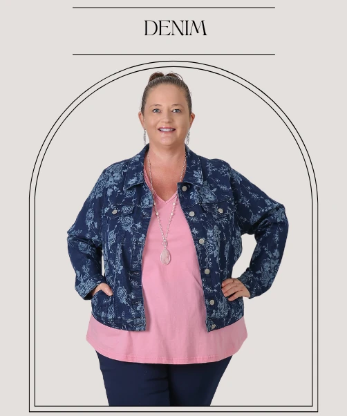plus size denim