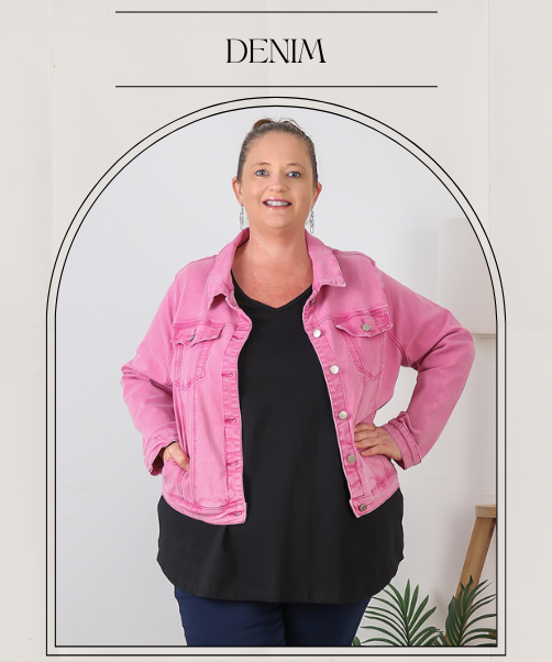 plus size denim