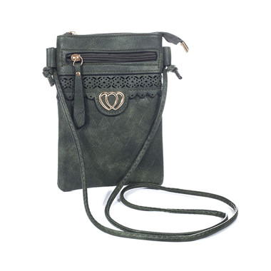 Diamond Orange Print Pattern Crossbody bags