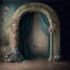 Floral Arch Set - Deluxe Fantasy Digital Backdrops