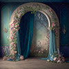 Floral Arch Set - Deluxe Fantasy Digital Backdrops